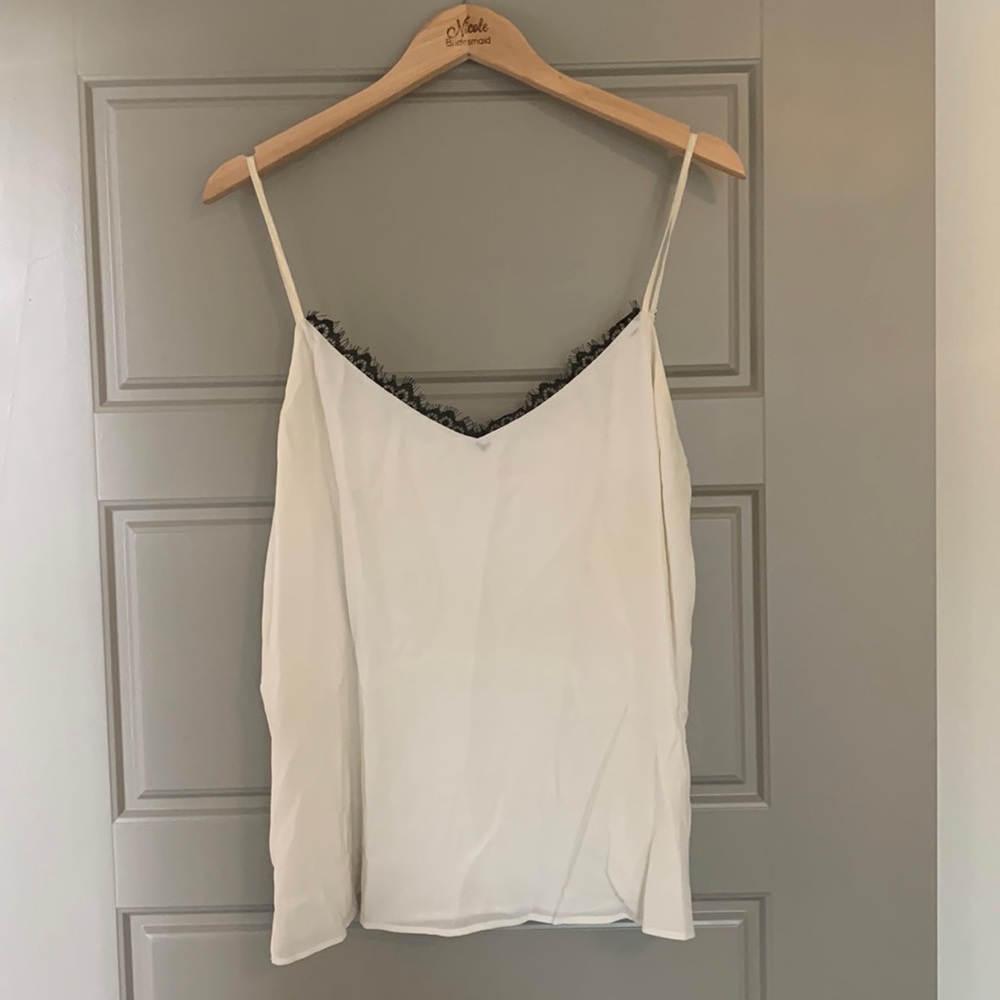 COPY - White l’agence tank top. Size large.